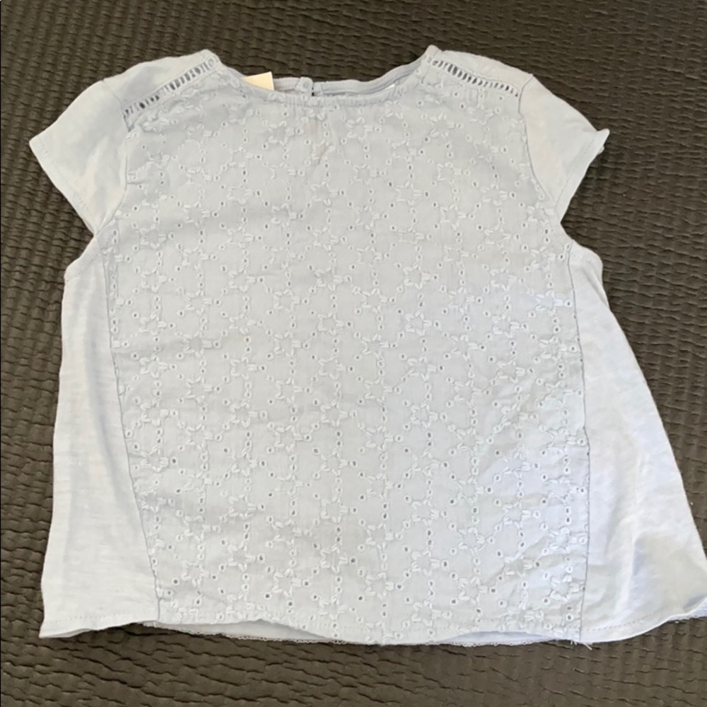 Zara baby Girl Bay denim blue shirt